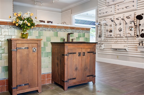 Aaron Plumbing Showroom Interior